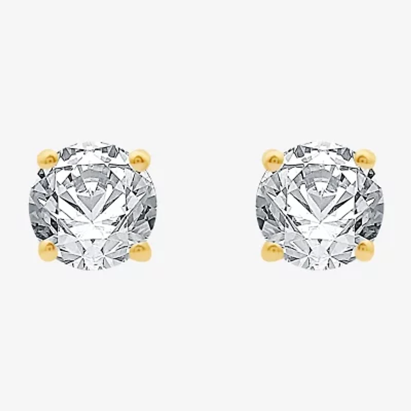 Ever Star 3/4 CT. T.W. Lab-Grown  (G / SI1-SI2) Diamond 10K or 14K Gold Round Stud Earrings