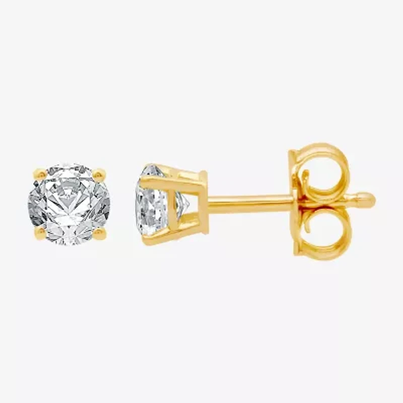 Ever Star 3/4 CT. T.W. Lab-Grown  (G / SI1-SI2) Diamond 10K or 14K Gold Round Stud Earrings
