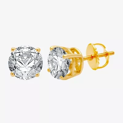 Ever Star CT. T.W. Lab-Grown (G / SI1-SI2) Diamond 10K or 14K Gold Round Stud Earrings