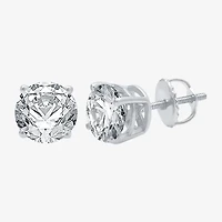 2 CT. T.W. Natural White Diamond 14K Gold 6.3mm Stud Earrings
