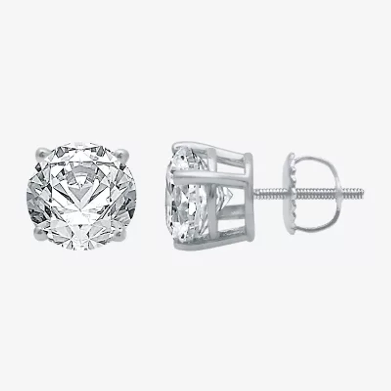 2 CT. T.W. Natural White Diamond 14K Gold 6.3mm Stud Earrings