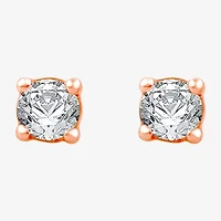 3/8 CT. T.W. Natural White Diamond 10K or 14K Gold Stud Earrings