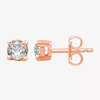 3/8 CT. T.W. Natural White Diamond 10K or 14K Gold Stud Earrings