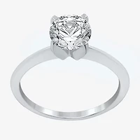 Womens / CT. Natural White Diamond 14K Gold Round Solitaire Engagement Ring