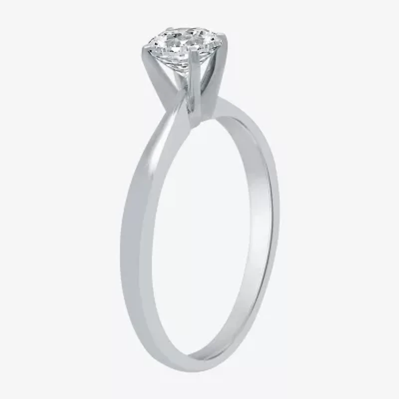 Classic Collection 1/2 CT. Lab-Grown (G / SI1-SI2) Diamond Round Solitaire Engagement Ring 10K or 14K Gold