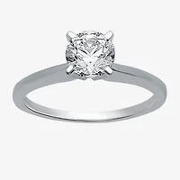 Classic Collection 1 CT. Natural Diamond Round Solitaire Engagement Ring 10K Gold