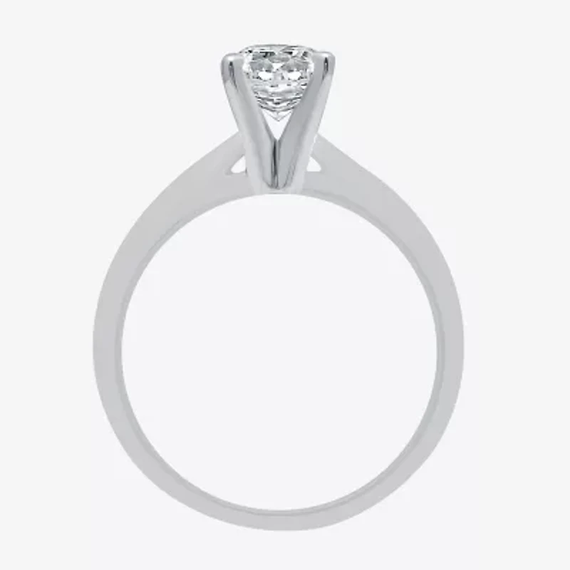 Classic Collection 1 CT. Natural Diamond Round Solitaire Engagement Ring 10K Gold