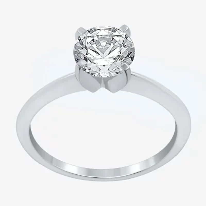 1 1/4 CT. Lab-Grown (G / SI2) Diamond Round Solitaire Engagement Ring 14k Gold