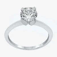 1 1/4 CT. Lab-Grown (G / SI2) Diamond Round Solitaire Engagement Ring 14k Gold