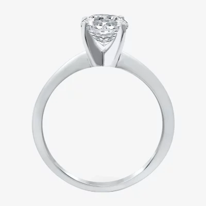 1 1/4 CT. Lab-Grown (G / SI2) Diamond Round Solitaire Engagement Ring 14k Gold
