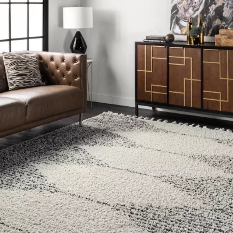 Nuloom Bria Striped Indoor Rectangular Accent Rug