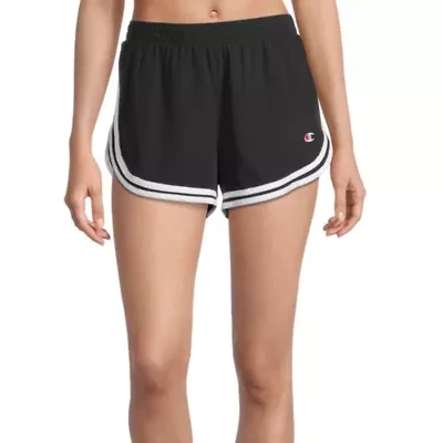 Champion Juniors Womens Mid Rise Moisture Wicking Running Short