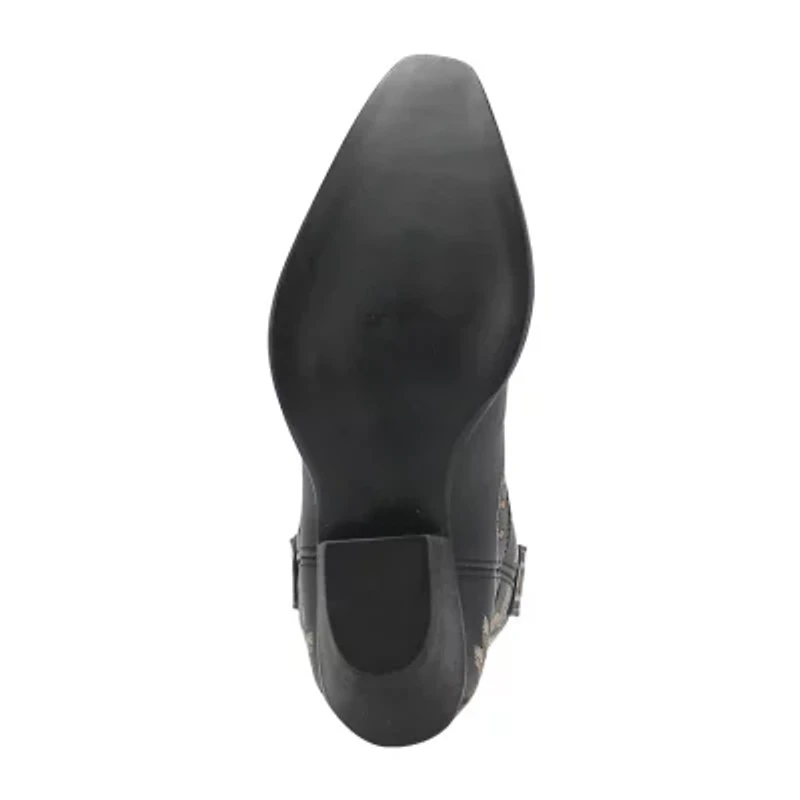 Dingo Womens Primrose Stacked Heel Cowboy Boots