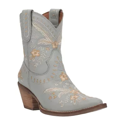 Dingo Womens Primrose Stacked Heel Cowboy Boots