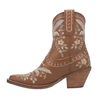 Dingo Womens Primrose Stacked Heel Cowboy Boots