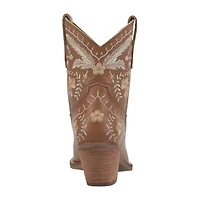 Dingo Womens Primrose Stacked Heel Cowboy Boots