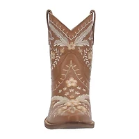 Dingo Womens Primrose Stacked Heel Cowboy Boots
