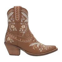 Dingo Womens Primrose Stacked Heel Cowboy Boots