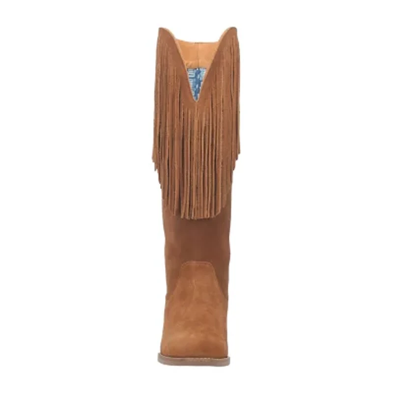 Dingo Womens Hassie Flat Heel Cowboy Boots
