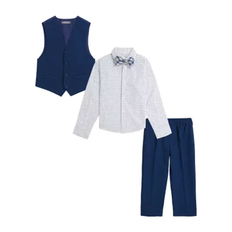 Van Heusen Little & Big Kid Boys 4-pc. Suit Set