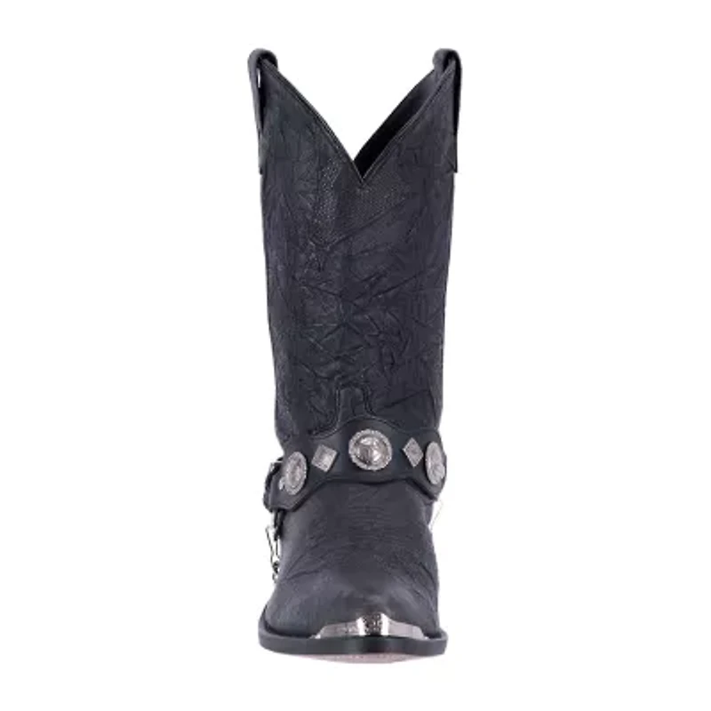 Dingo Mens Suiter Block Heel Cowboy Boots