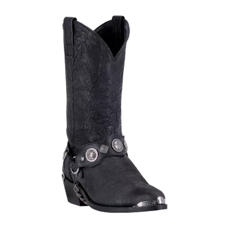 Dingo Mens Suiter Block Heel Cowboy Boots