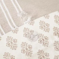 INK+IVY Kara 3 Piece Cotton Jacquard Duvet Cover Set