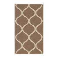 Maples Lattice Washable Skid Resistant Indoor Rectangular Accent Rug