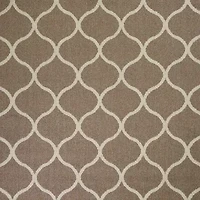 Maples Lattice Washable Skid Resistant Indoor Rectangular Accent Rug