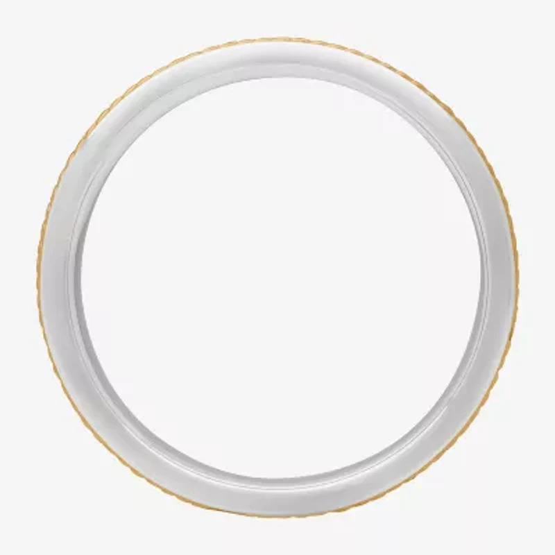 Mens 6MM Sterling Silver Wedding Band