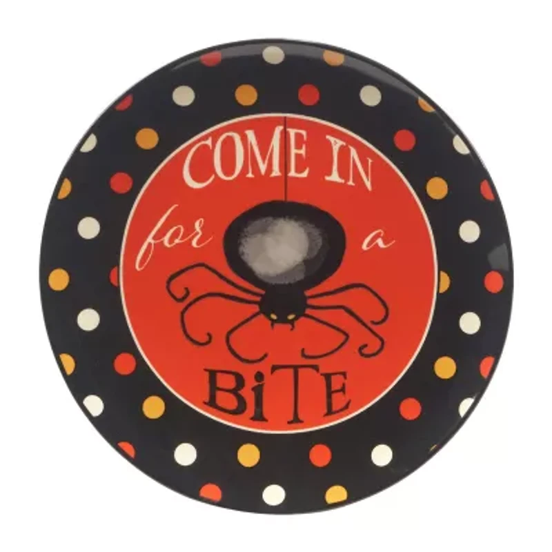 Certified International Spooky Halloween 4-pc. Earthenware Dessert Plate