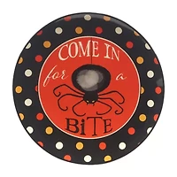 Certified International Spooky Halloween 4-pc. Earthenware Dessert Plate