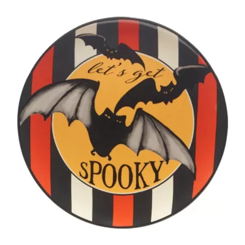 Certified International Spooky Halloween 4-pc. Earthenware Dessert Plate