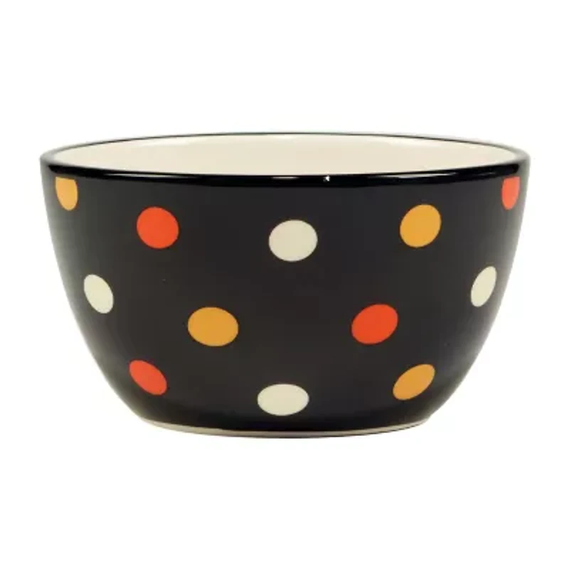 Certified International Spooky Halloween 4-pc. Earthenware Ice Cream Bowl