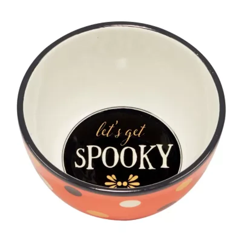 Certified International Spooky Halloween 4-pc. Earthenware Ice Cream Bowl