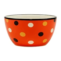 Certified International Spooky Halloween 4-pc. Earthenware Ice Cream Bowl