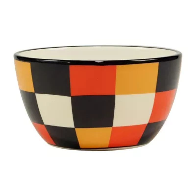 Certified International Spooky Halloween 4-pc. Earthenware Ice Cream Bowl