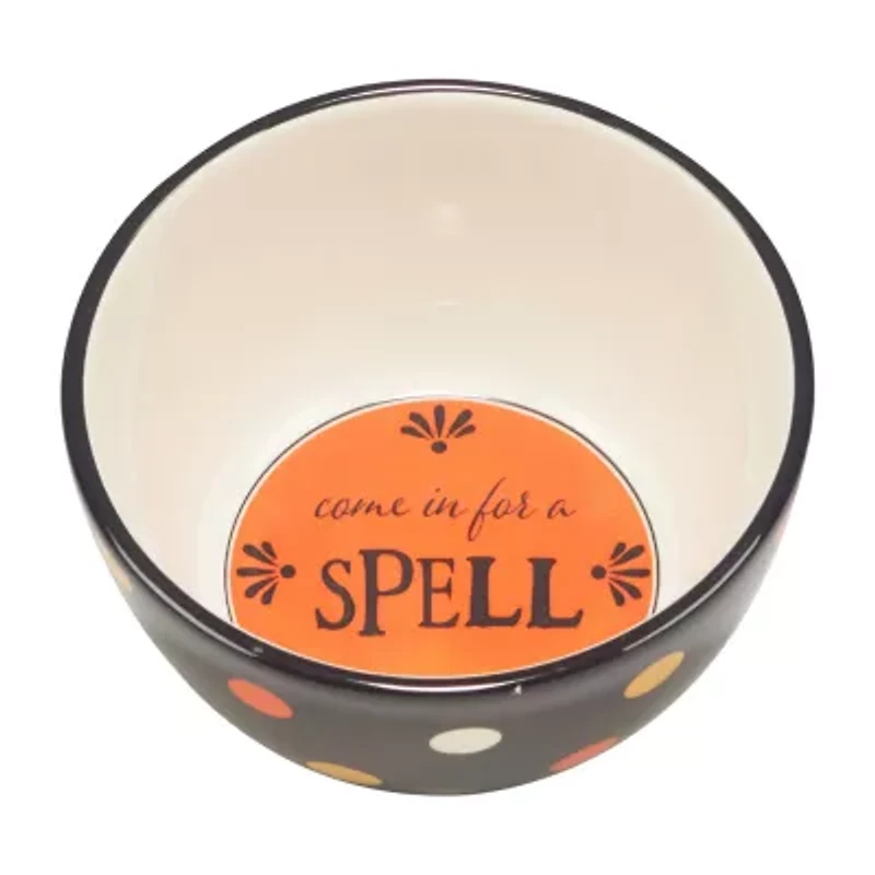 Certified International Spooky Halloween 4-pc. Earthenware Ice Cream Bowl