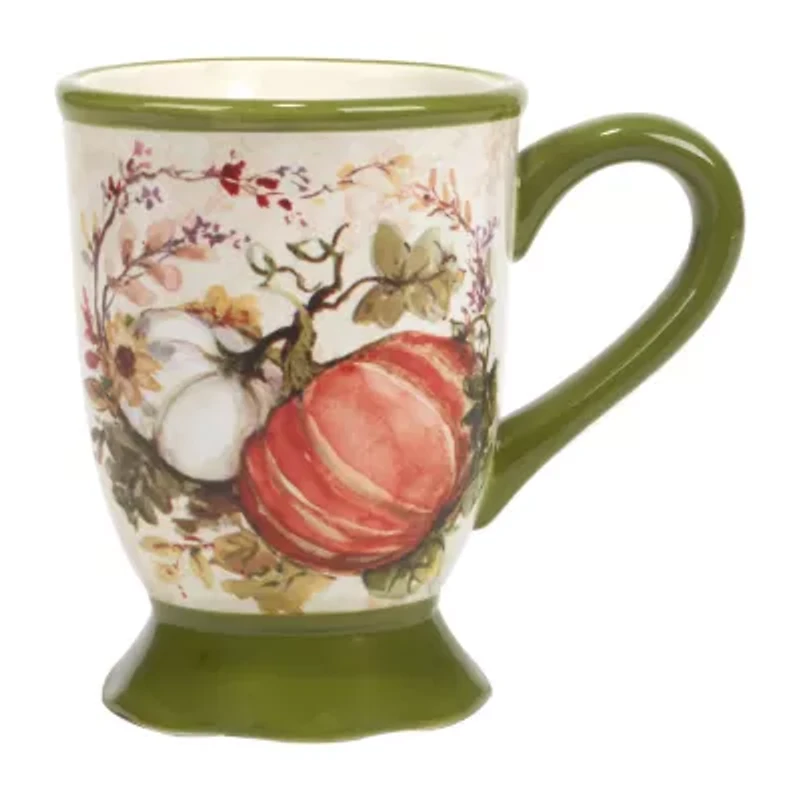 Certified International Harvest Morning 4-pc. Holiday Coffee Mug