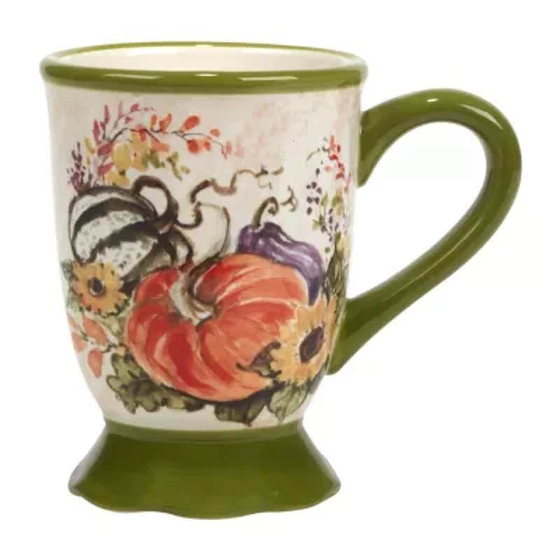 Certified International Harvest Morning 4-pc. Holiday Coffee Mug