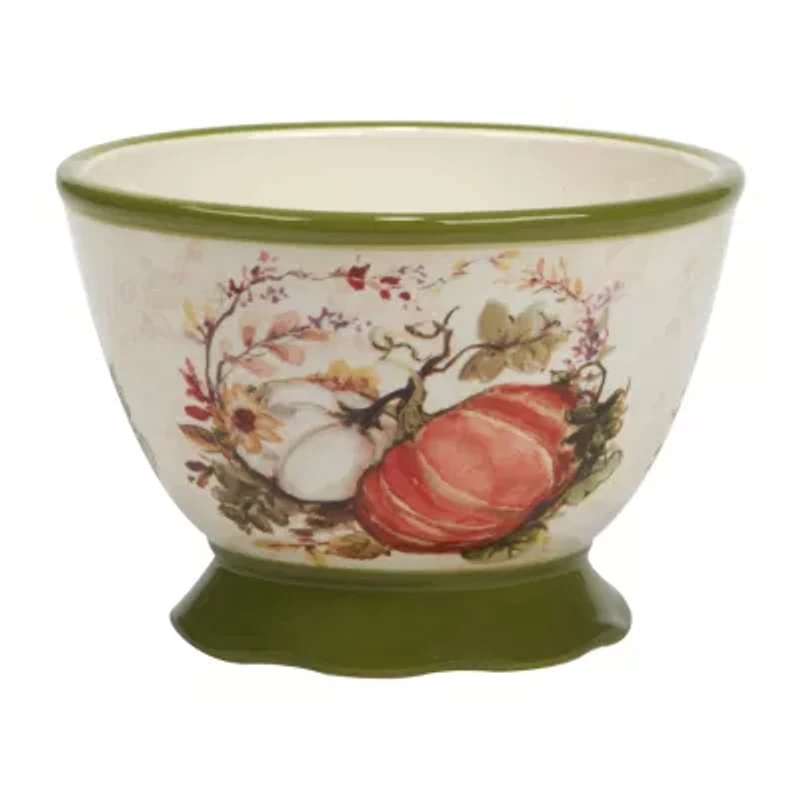 Certified International Harvest Morning 4-pc. Earthenware Ice Cream Bowl