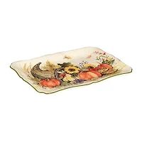 Certified International Harvest Morning Serving Platter