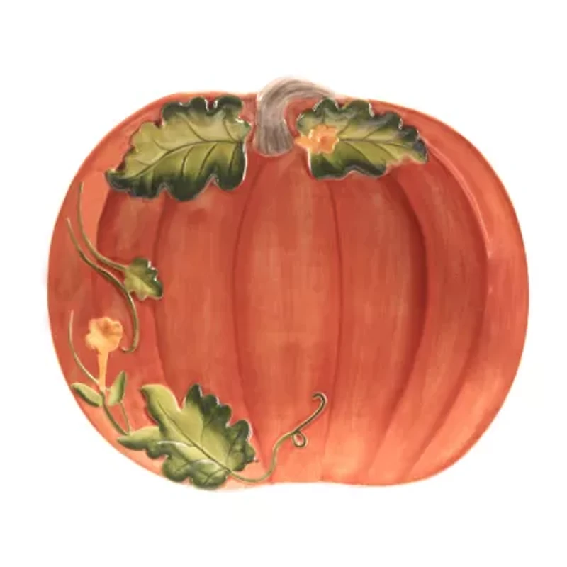 Certified International Harvest Morning Serving Platter