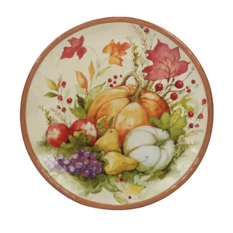 Certified International Harvest Blessings 4-pc. Earthenware Dinner Plate