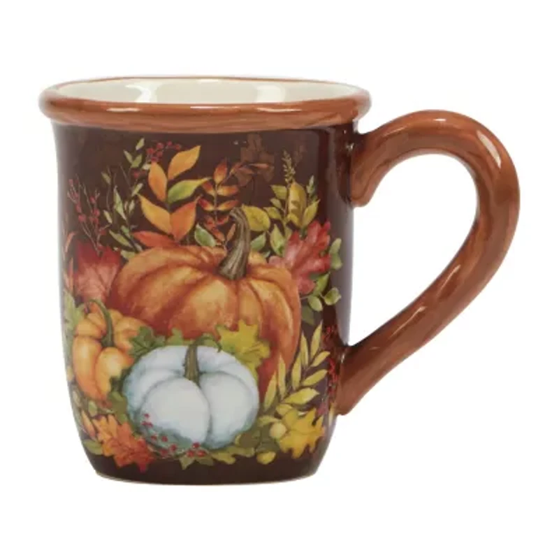 Certified International Harvest Blessings 4-pc. Holiday Coffee Mug