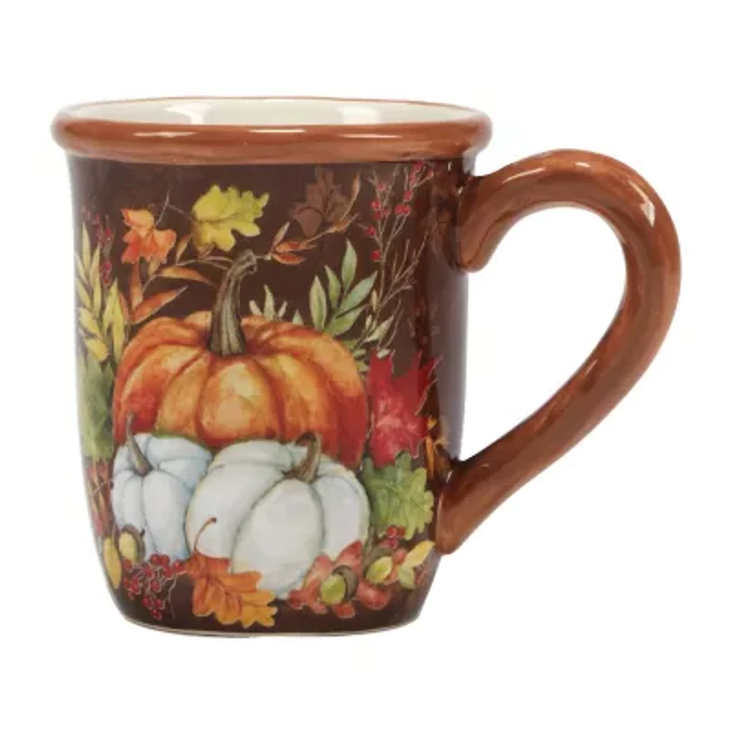 Certified International Harvest Blessings 4-pc. Holiday Coffee Mug