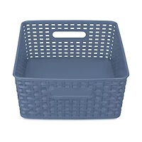 Home Expressions Medium Durable Plastic Weave Storage Bins