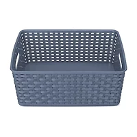 Home Expressions Medium Durable Plastic Weave Storage Bins
