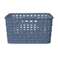 Home Expressions Small Durable Plastic Weave Storage Bin