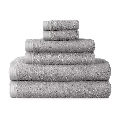 Home Expressions Solid & Stripe Bath Towel